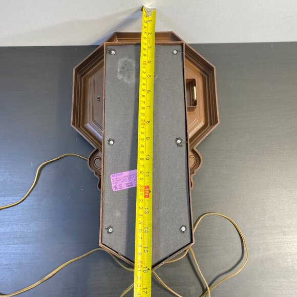 Vintage Spartus Regulator Pendulum Wall Clock Electric Working Mid Century,U.S.A - Picture 6 of 10